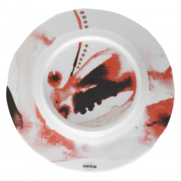 Tallrik flat Ø 19,5cm Juno, röd