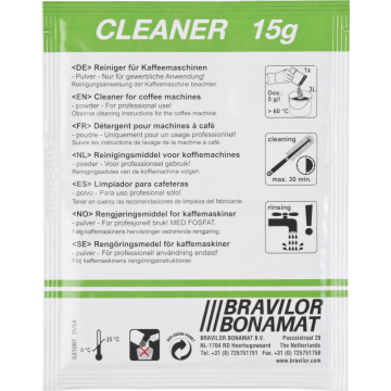 Cleaner 1 kartong 4×15 påsar, 15 gram per påse