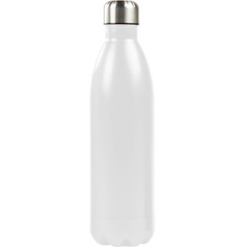 Ståltermos flaska 1,0L, vit