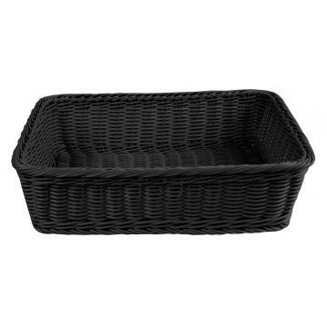 Brödkorg 38x29cm, svart